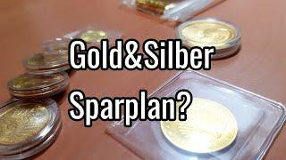 Sparplan für Gold und Silber?