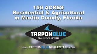 Five 20-Acre Lots in Martin County, Florida, Privacy Just Minutes from 1-95, Tarpon Blue Real Estate