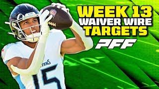 2024 Week 13 Waiver Wire Targets | PFF Fantasy Podcast