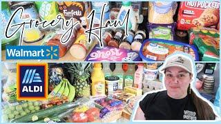 OVER BUDGET, BIRTHDAY & HALLOWEEN PREP | Grocery Haul & Meal Plan | ALDI & WALMART HAUL | OCT 2024