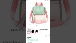 Affordable bags from meesho #bagsfrommeesho