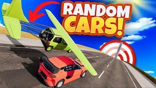 We Used Random Cars to Jump Off The BIGGEST RAMPS in BeamNG Drive Mods!