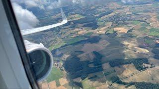 Lufthansa Airbus A321neo Cloudy Landing at Frankfurt am Main | BCN-FRA