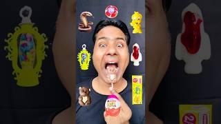 Eating Challenge ASMR kinder joy biscuits Jelly #eatingchallenge #emojieatingchallenge #emojieting