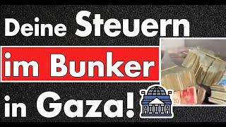 Hier hat Baerbock deine Steuern hingeschickt! Millionen im Bunker von Sinwar in Gaza! Luxus!