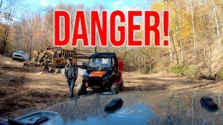 Overlanding West Virginia's Back Roads | Peak Fall Foliage | Logging Company Warning