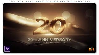 Free After Effect Opener Template #14 - Anniversary Opener | Pik Templates