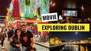 MOVIE n walking DUBLIN streets | dublin vlog indian | dublin city centre night | ireland vlog hindi