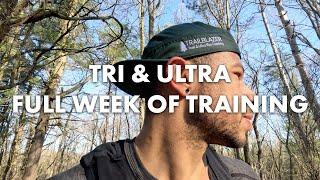 WEEK IN THE LIFE | Ultra marathon and triathlon training