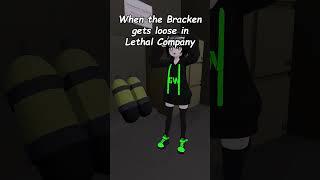 When The Bracken Gets Loose In Lethal Company |  #vtuber #envtubers #vrchatfunny #lethalcompany