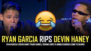 RYAN GARCIA RIPS DEVIN HANEY / TEOFIMO LOPEZ & ARNOLD BARBOZA COME TO BLOWS!!! 