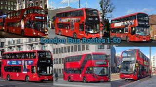 London Bus Routes 1-50