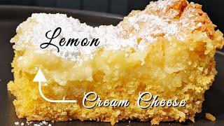 Lemon Gooey Butter Cake - Easy Recipe - AMAZING!