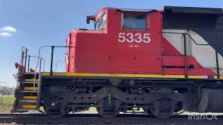 CN L521 with an EMD foamer’s dream lashup!!