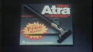 COMMERCIAL Gillette - Atra razor (1980)