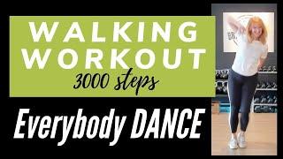 25 min WALKING WORKOUT | 3000 steps EDM Dance Music, Easy to Follow Walking Exercise