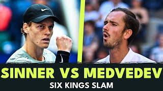 Jannik Sinner vs Daniil Medvedev | Six Kings Slam 2024 Highlights