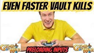 Gems of War Preloading inputs for even faster vault event kills 2024