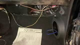 1970 Chevelle retro sound kick panels installation