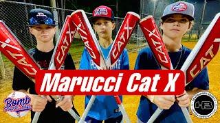 Hitting with the MARUCCI CAT X COMPOSITE & CAT X CONNECT | USSSA Baseball Bat review