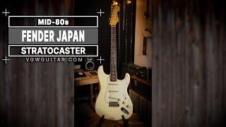 Fender Japan Olympic White 86-87 Stratocaster - VGW