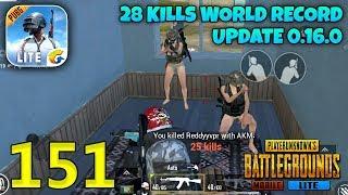 New World Record | PUBG Mobile Lite 28 Kills Solo Squad Gameplay (Update 0.16.0)