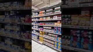 #auchan Drinks corner#Drinks#Juice #Water section in Auchan