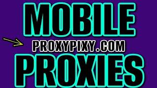 Buy Mobile Proxies The Best 4G 5G US Mobile Proxys