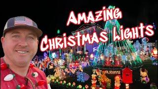 Amazing Christmas Lights 2023 | Christmas Lights Vlog 2023