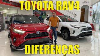 Diferenças do Toyota RAV4 Híbrido Plug-in para o Híbrido convencional