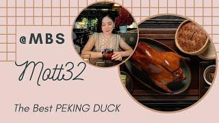 SINGAPORE  Foodie: The Best Peking Duck Experience @ MOTT 32