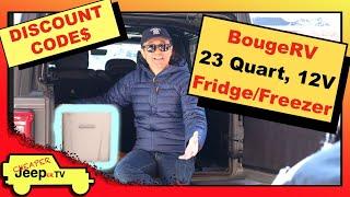 BougeRV 23 Quart 12V Fridge/Freezer Review & Discount Code