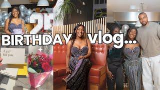 EMOTIONAL VLOG| 25th BIRTHDAY celebration, Gifts from my friends! I felt so special| UK LIVING