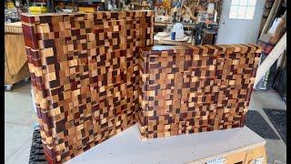 Handmade Chaos End Grain Cutting Board