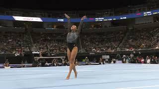 Leanne Wong  - Floor Exercise  - 2023 Xfinity U.S.  Championships  - Senior Women Day 2