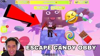 AKU MASUK DUNIA JAJAN  ESCAPE CANDY OBBY 