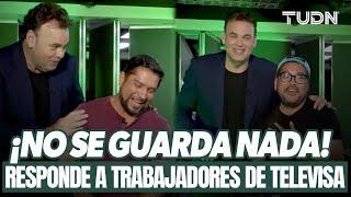 David Faitelson SORPRENDE y RESPONDE preguntas de trabajadores en Televisa  | TUDN