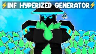 I secretly got INF HYPERIZED GENERATOR in Roblox Bedwars..