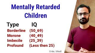 Mentally Retarded Children