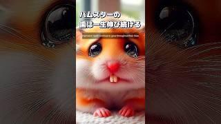 【ハムスター】の面白い雑学 Vol.2「豆知識」「うんちく」「トリビア」#shorts  #雑学 #トリビア