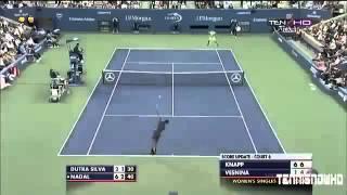 US Open  2013 R2   Highlights  Rafael Nadal vs Rogerio Dutra Silva
