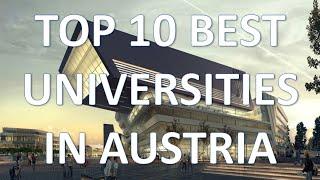 Top 10 Best Universities In Austria/Top 10 Mejores Universidades De Austria