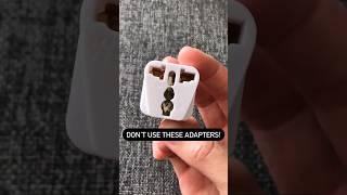 International Power Adapters | #travel #technology #shorts