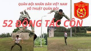 Võ trinh sát //52 động tác trường côn