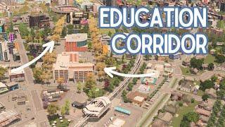 Building an Education Corridor in Cider River | Cities Skylines