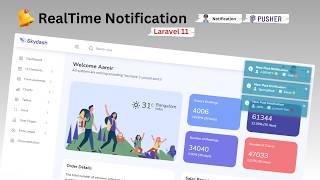 Implementing Real-Time Notifications in Laravel 11 Using Pusher: A Complete Tutorial