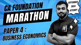 Business Economics Marathon | CA Foundation | Macro & Micro Economics | September 2024 | Shashikiran