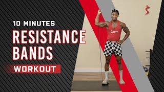 10 Min Resistance Band Workout | FULL BODY