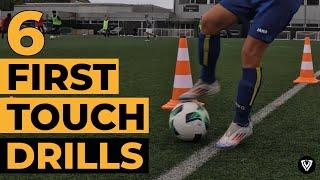 6 First Touch Drills | Football Exercises - Soccer Drills