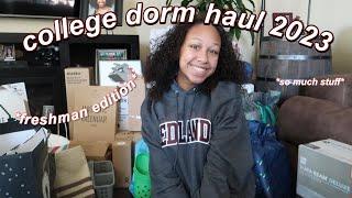 COLLEGE DORM HAUL | freshman year !